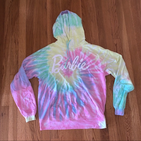 tie dye barbie hoodie